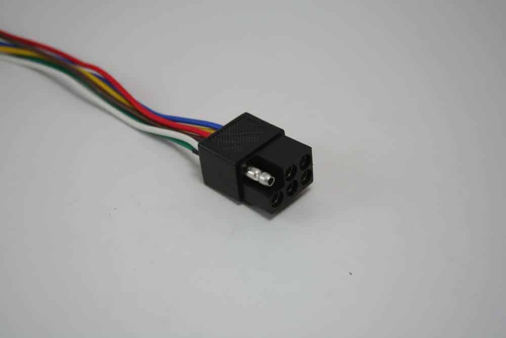 23219F 6-Way Square Shrouded Connector